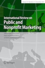 International Review on Public and Nonprofit Marketing 2-4/2019