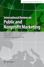 International Review on Public and Nonprofit Marketing 4/2022