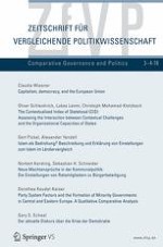 Zeitschrift für Vergleichende Politikwissenschaft 3-4/2016