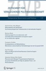 Zeitschrift für Vergleichende Politikwissenschaft 1/2017