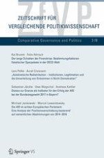 Zeitschrift für Vergleichende Politikwissenschaft 3/2018