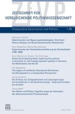 Zeitschrift für Vergleichende Politikwissenschaft 1/2009