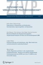 Zeitschrift für Vergleichende Politikwissenschaft 1/2014