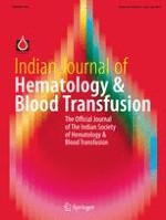 Indian Journal of Hematology and Blood Transfusion 2/2014