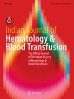 Indian Journal of Hematology and Blood Transfusion 1/2015