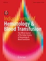 Indian Journal of Hematology and Blood Transfusion 1/2016