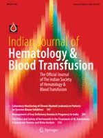 Indian Journal of Hematology and Blood Transfusion 2/2018