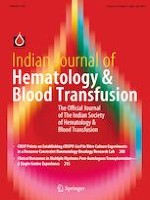 Indian Journal of Hematology and Blood Transfusion 2/2019