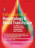 Indian Journal of Hematology and Blood Transfusion 3/2020
