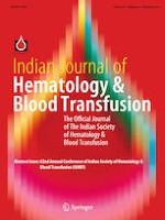 Indian Journal of Hematology and Blood Transfusion 1/2021
