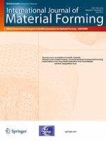 International Journal of Material Forming 3/2016