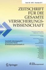 Zeitschrift für die gesamte Versicherungswissenschaft 5/2011