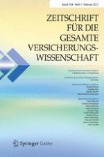 Zeitschrift für die gesamte Versicherungswissenschaft 1/2015