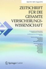 Zeitschrift für die gesamte Versicherungswissenschaft 3/2016