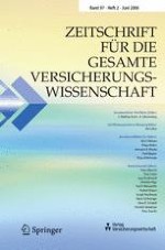 Zeitschrift für die gesamte Versicherungswissenschaft 2/2008