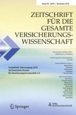 Zeitschrift für die gesamte Versicherungswissenschaft 5/2010