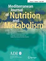 Mediterranean Journal of Nutrition and Metabolism 1/2009