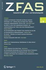 Zeitschrift für Außen- und Sicherheitspolitik 1/2019