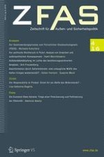 Zeitschrift für Außen- und Sicherheitspolitik 4/2016