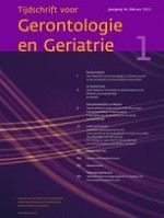 Tijdschrift voor Gerontologie en Geriatrie 1/2013