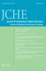 Journal of Computing in Higher Education 1/2014