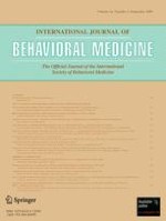 International Journal of Behavioral Medicine 3/2009