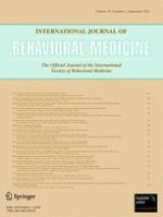 International Journal of Behavioral Medicine 3/2012