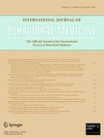 International Journal of Behavioral Medicine 4/2012