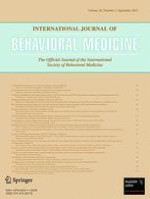 International Journal of Behavioral Medicine 3/2013