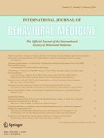 International Journal of Behavioral Medicine 1/2014