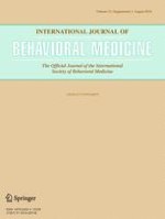 International Journal of Behavioral Medicine 1/2014