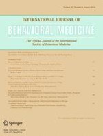 International Journal of Behavioral Medicine 4/2014