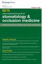 international journal of stomatology & occlusion medicine 2/2013