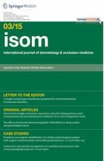 international journal of stomatology & occlusion medicine 3/2015