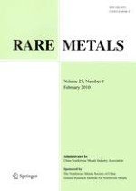 Rare Metals 1/2010