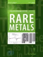 Rare Metals 10/2018