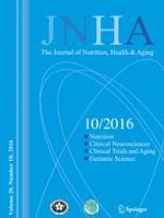 The journal of nutrition, health & aging 10/2016