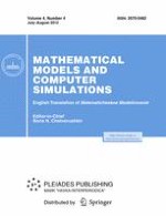 Mathematical Models and Computer Simulations 4/2012