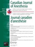Canadian Journal of Anesthesia/Journal canadien d'anesthésie 1/2009