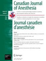 Canadian Journal of Anesthesia/Journal canadien d'anesthésie 5/2009