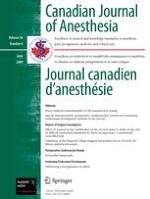 Canadian Journal of Anesthesia/Journal canadien d'anesthésie 6/2009