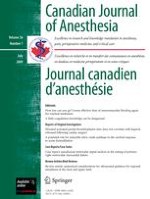 Canadian Journal of Anesthesia/Journal canadien d'anesthésie 7/2009