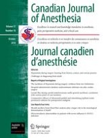 Canadian Journal of Anesthesia/Journal canadien d'anesthésie 10/2010