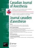 Canadian Journal of Anesthesia/Journal canadien d'anesthésie 6/2010
