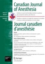 Canadian Journal of Anesthesia/Journal canadien d'anesthésie 9/2010