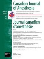 Canadian Journal of Anesthesia/Journal canadien d'anesthésie 5/2011