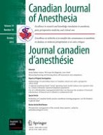 Canadian Journal of Anesthesia/Journal canadien d'anesthésie 10/2012