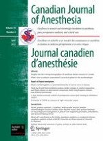 Canadian Journal of Anesthesia/Journal canadien d'anesthésie 4/2012