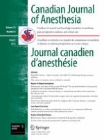 Canadian Journal of Anesthesia/Journal canadien d'anesthésie 8/2012