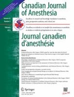 Canadian Journal of Anesthesia/Journal canadien d'anesthésie 2/2015